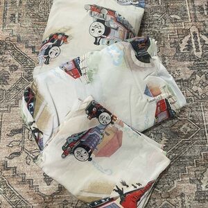 Thomas the tank engine pottery barn kids sheets twin
